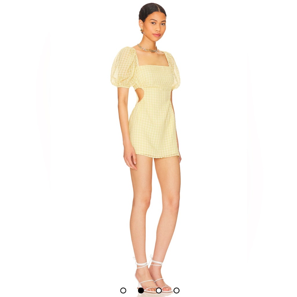 Briony Mini Dress in Eden Green- Size Small